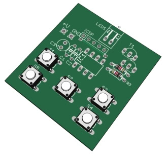 PCB del Mando RC5